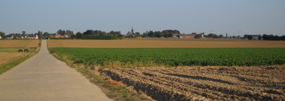 Vue du village d'Hognoul